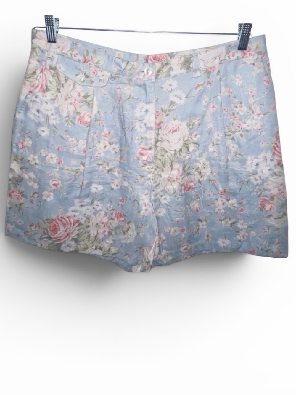 vintage Lauren Ralph Lauren 100% soft linen shorts Size 16